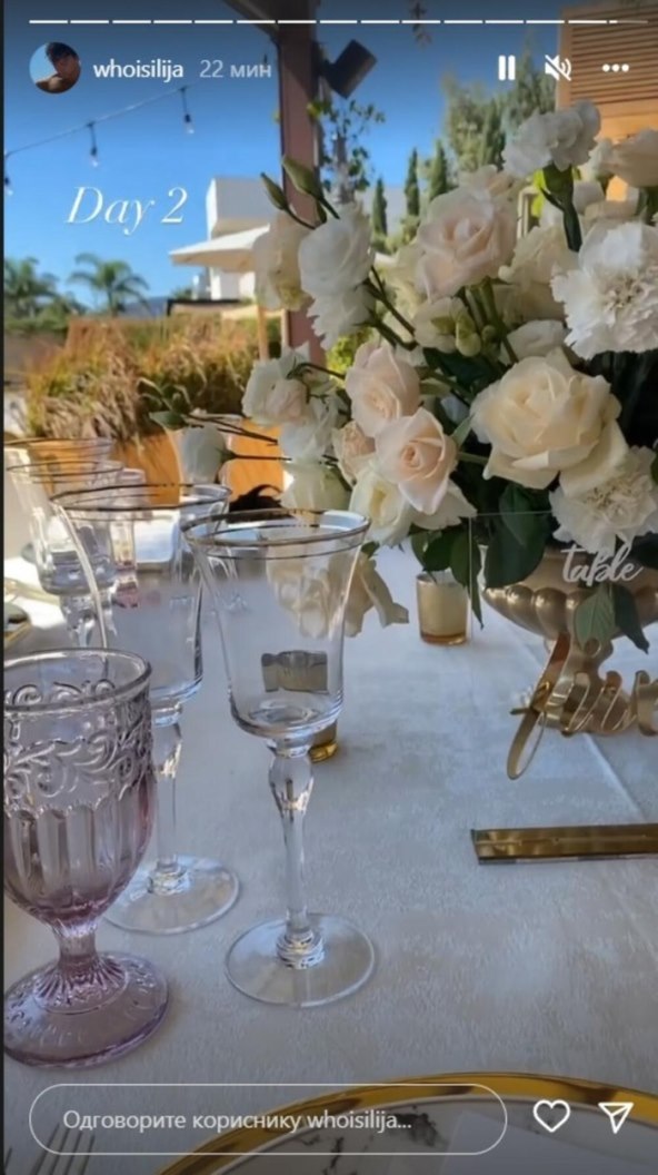 Vjenčanje Saške Veselinov i Đorđa Đokovića