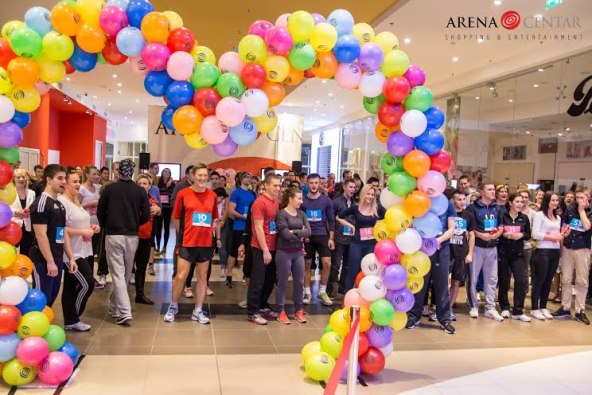 Na Valentinovo u Arena Centru održana najveselija utrka!