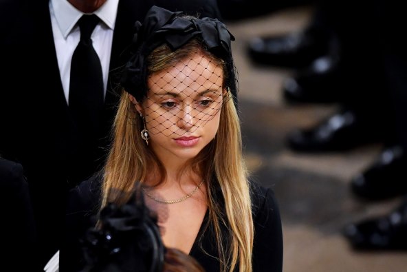 Amelia Windsor na kraljičinom sprovodu