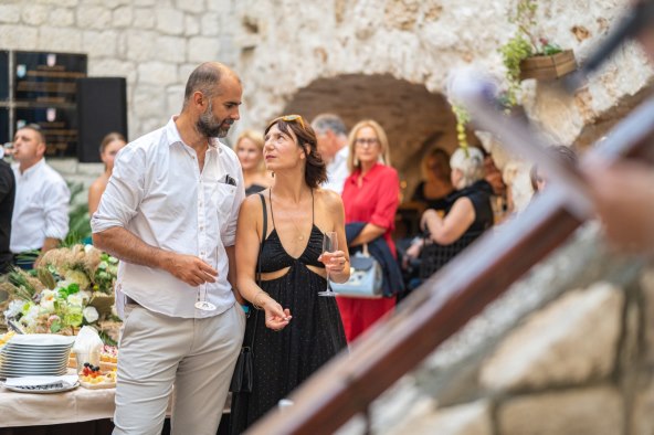 Daria Lorenci Flatz u braku je s IT stručnjakom i grafičkim dizajnerom Emilom Flatzom