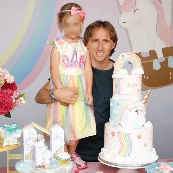 Proslava rođendana Sofije Modrić, kćeri Luke Modrića
