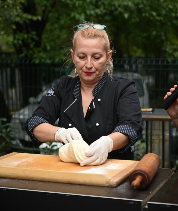 Draganu Dilparić na Food Marketu