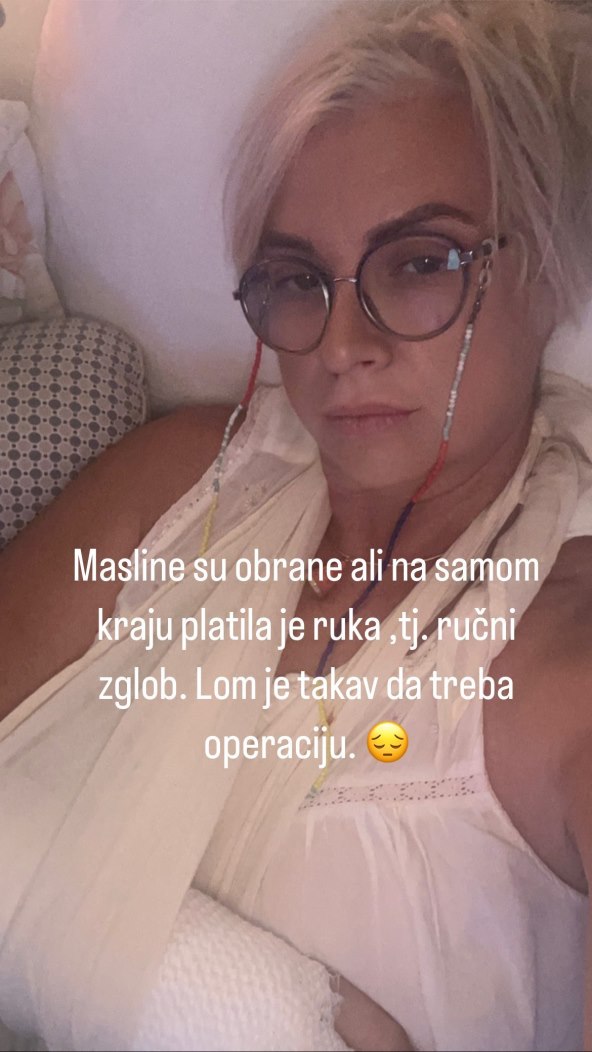 Danijela Dvornik slomila ruku