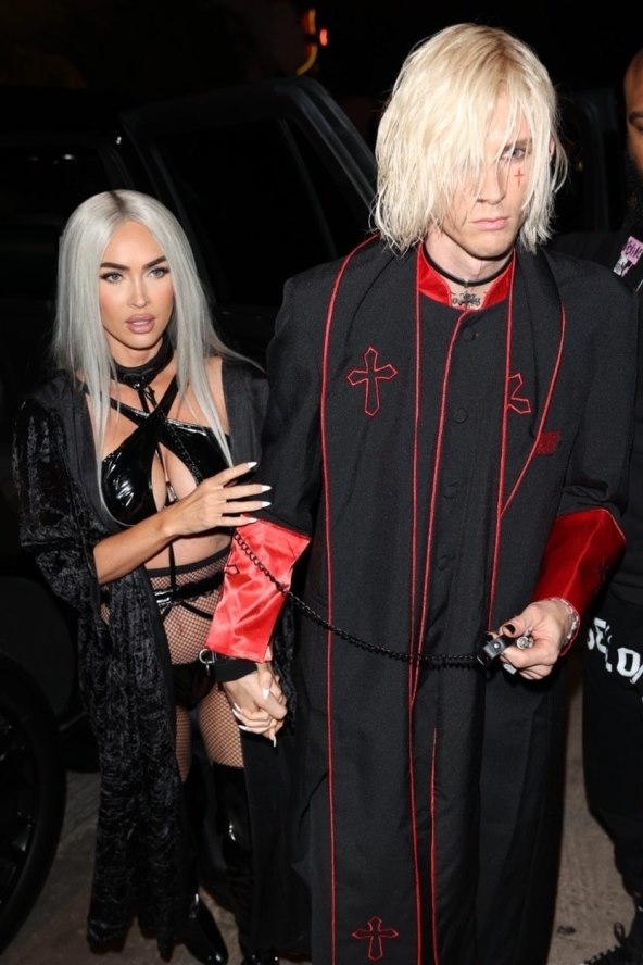 Megan Fox i Machine Gun Kelly na Halloween zabavi