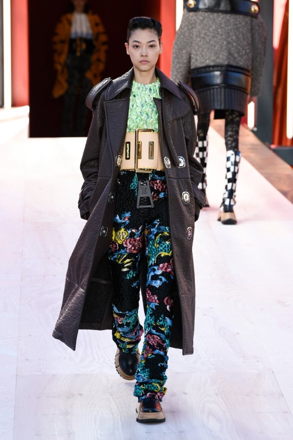 Louis Vuitton dugi kaput na pisti Fashion Weeka