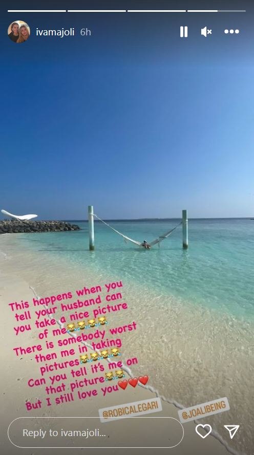 Iva Majoli uživa na Maldivima sa suprugom