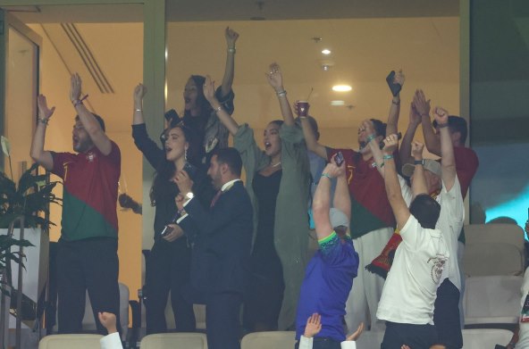 Georgina Rodriguez na utakmici Portugal-Švicarska