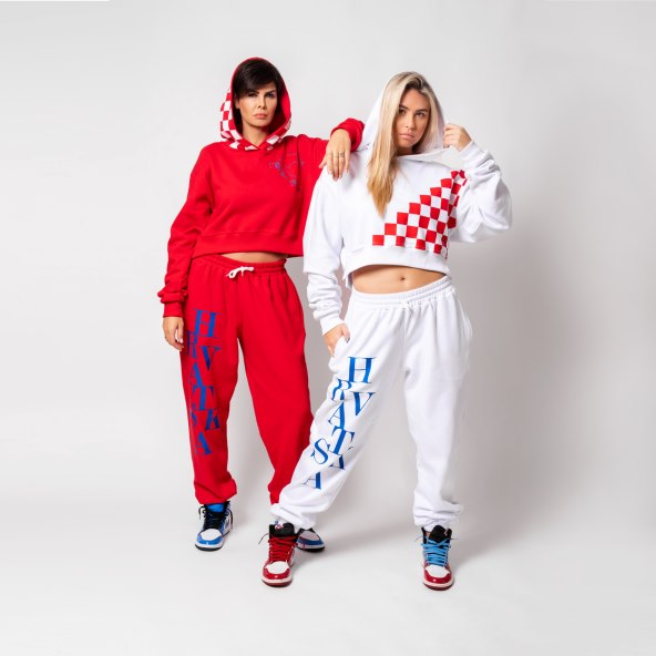 Leticija Kovač nedavno je predstavila svoju kolekciju trenirki s motivima hrvatske šahovnice