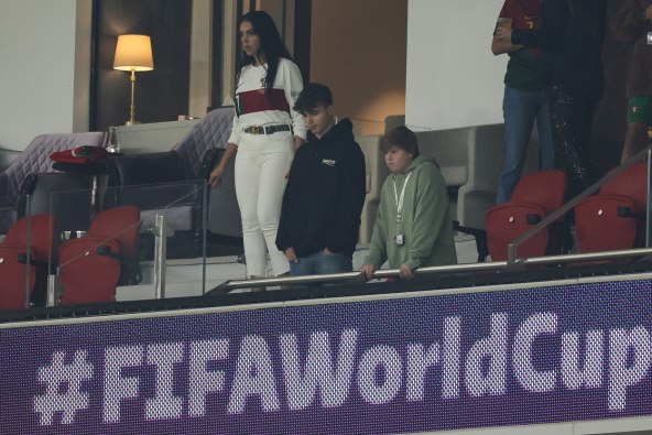 Georgina Rodriguez na utakmici Maroko-Portugal