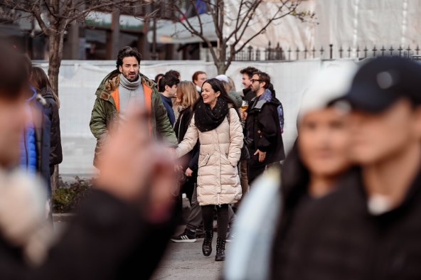 Kristina Krepela i Marin Miletić na Badnjak na zagrebačkoj špici