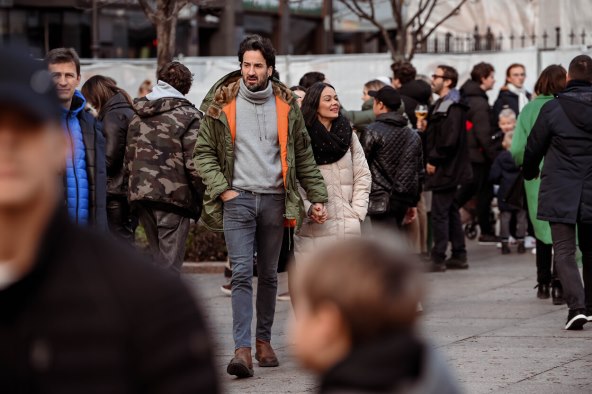 Kristina Krepela i Marin Miletić na Badnjak na zagrebačkoj špici