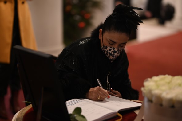 Maja Bajamić na komemoraciji Massima Savića