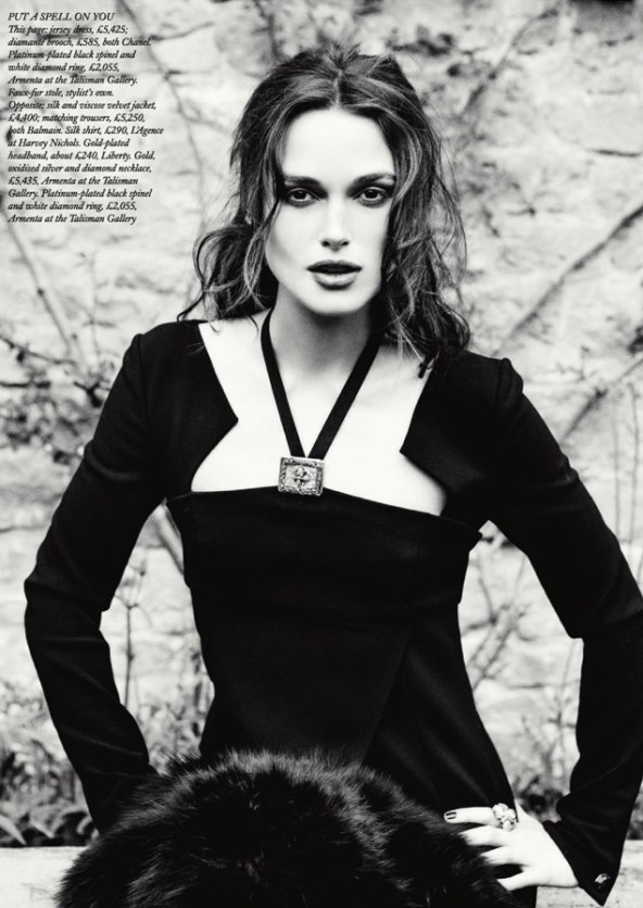 Keira Knightley: dramatična ljepota za Harper's Bazaar