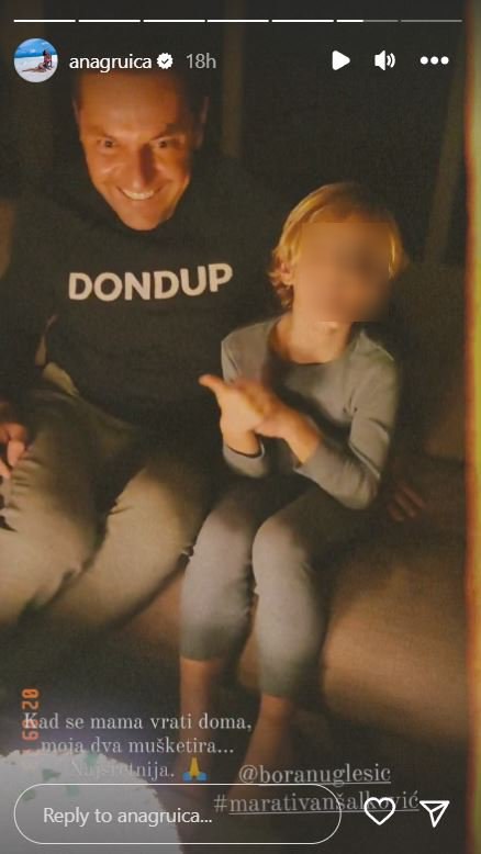 Odnos Borana Uglešića sa sinom Ane Gruice
