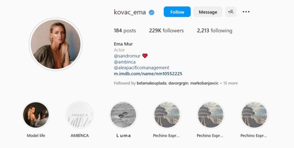 Ema Kovač je promijenila prezime