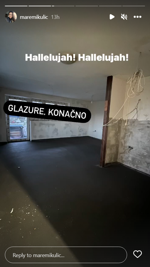 Marijana Mikulić pokazala kako napreduje gradnja kuće