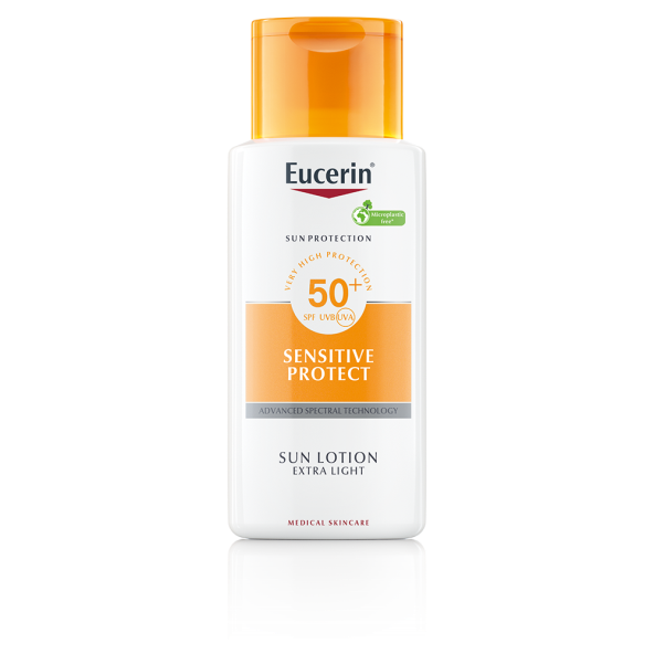 Eucerin Sensitive Protect ekstra lagani losion za zastitu od sunca SPF 50