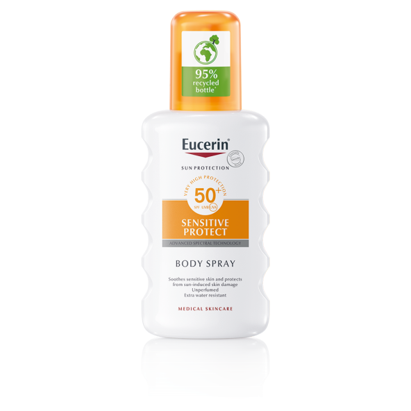 Eucerin Sensitive Protect sprej za zastitu koze od sunca SPF 50