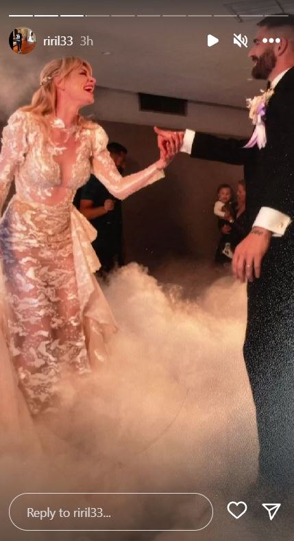 Iris Livaja i Marko Livaja slave prvu godišnjicu braka