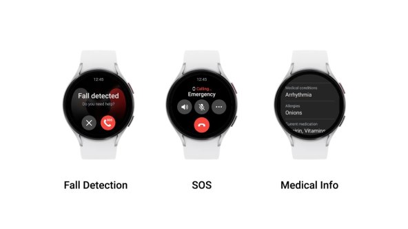 Galaxy Watch5 series One UI 5 Watch Safety