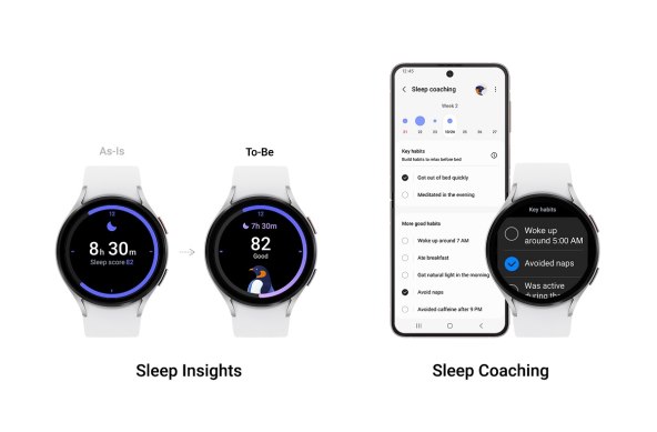 Galaxy Watch5 series One UI 5 Watch sleep