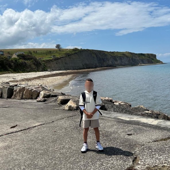 Ivan Perišić na izletu sa sinom Leonardom Perišićem