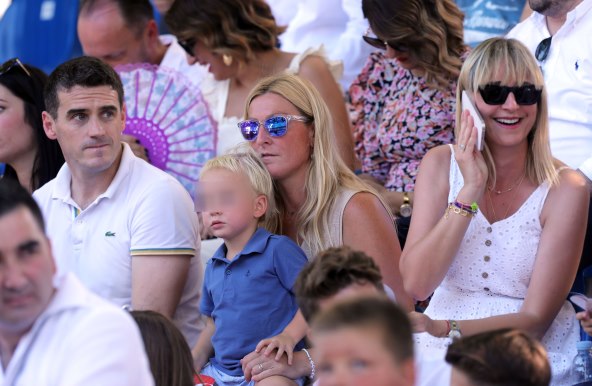 Janica Kostelić i sin Oskar