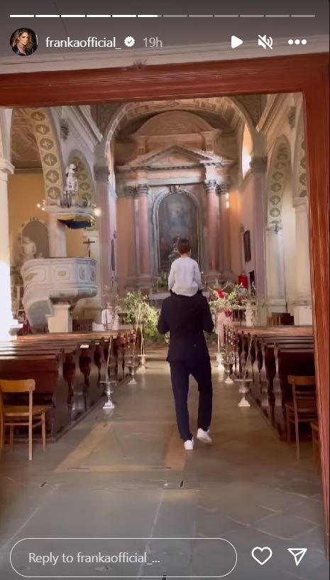 Franka Batelić i Vedran Ćorluka na vjenčanju