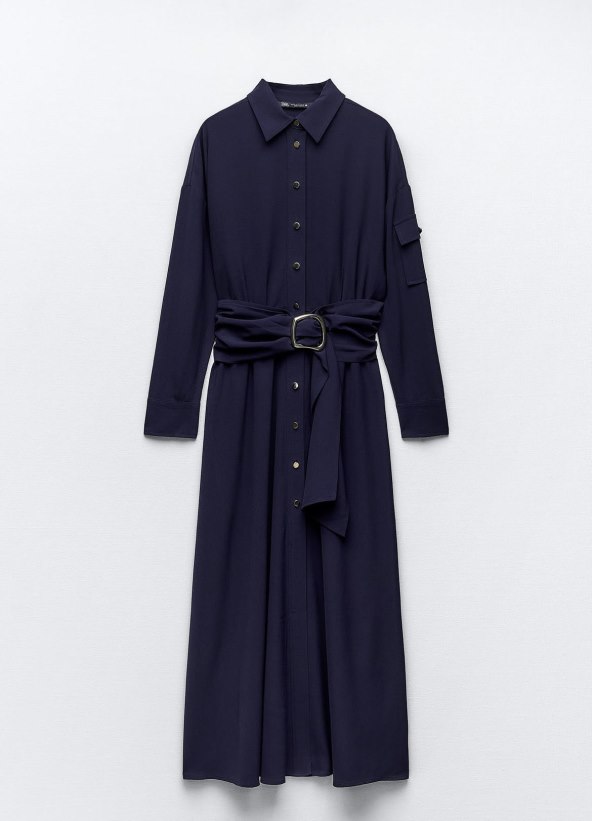 MIDI KOŠULJA HALJINA S REMENOM 45,95 EUR /346,21 KN