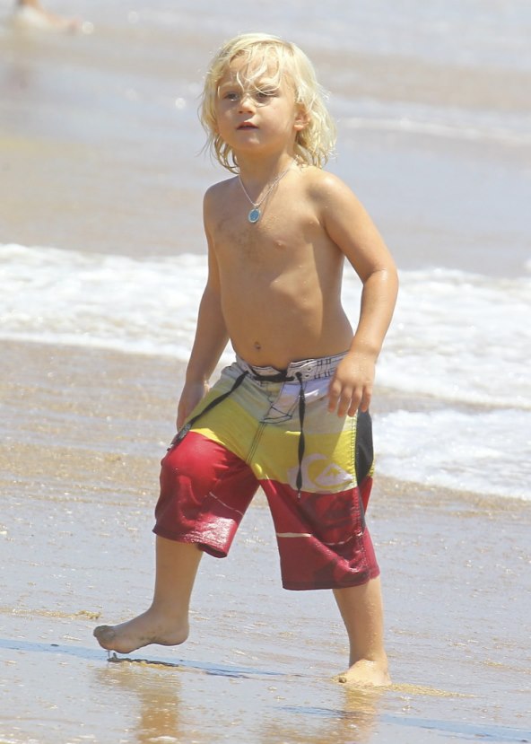 Gwen Stefani - s obale promatrala igru svojih sinova