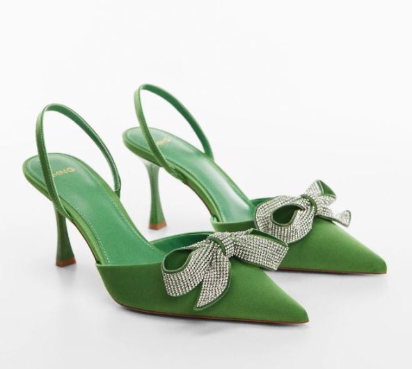 Cipele s mašnom i visokom potpeticom, Mango, 59,99EUR/ 451,99kn