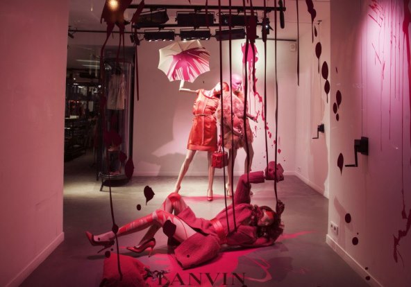 Kako izgledaju izlozi prodajnih prostora kuće Lanvin?