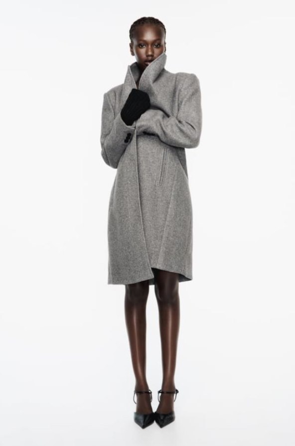 Kaput uz tijelo soft, Zara 49,95 EUR/ 376,35 KN