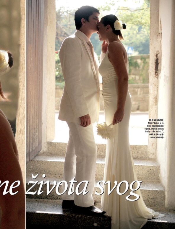 Nina Badrić vjenčala se 2008. godine za Bernarda Krasnića