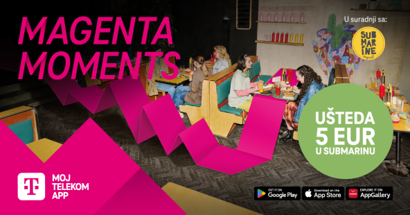 Magenta Moments Submarine Burger