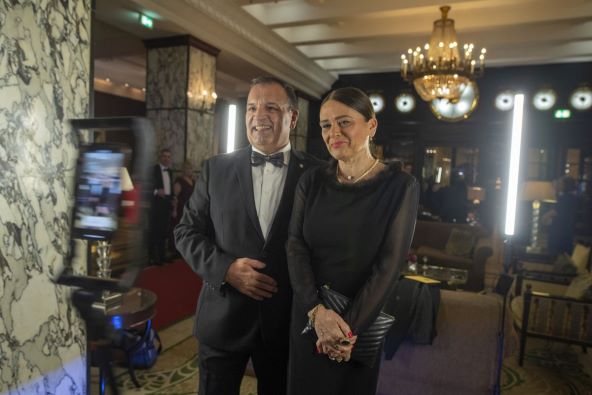 Vili Beroš i Jasminka Beroš na liječničkom balu