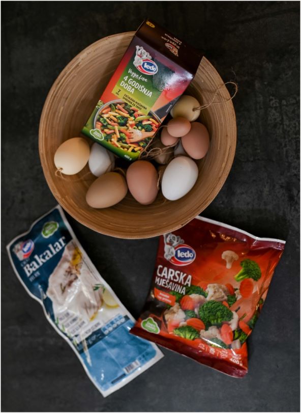 recepti za Uskrs gotovi u pola sata s Ledo smrznutim povrćem i ribom