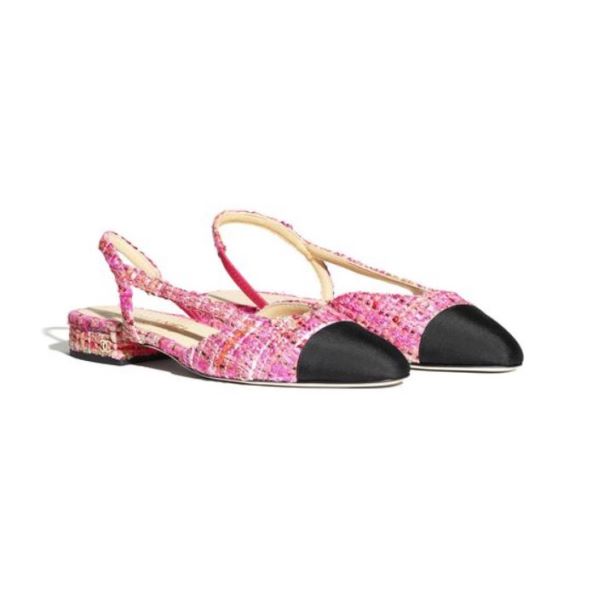 Chanel slingback sandals
