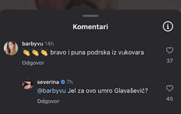 severina komentari.