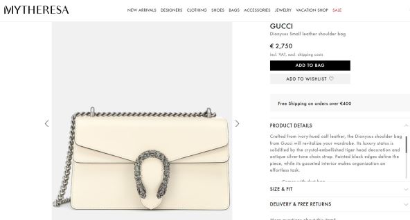Gucci Dionysus