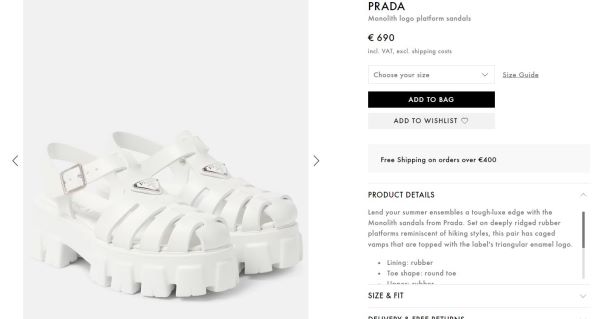 Prada sandale