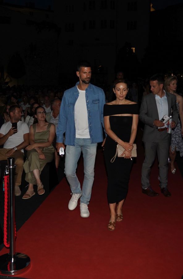 Jelena Đoković i Novak Đoković na koncertu Nicka Cavea u Beogradu
