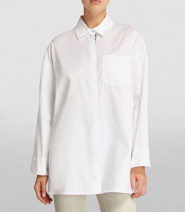 Max Mara Sylvie Cotton bijela košulja