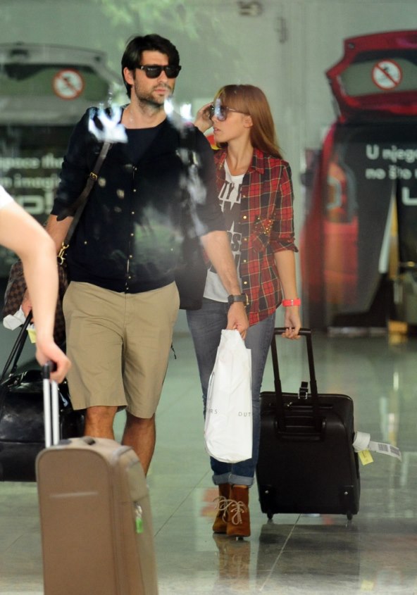 Vedran Ćorluka i Franka Batelić - intimno slavlje u Moskvi