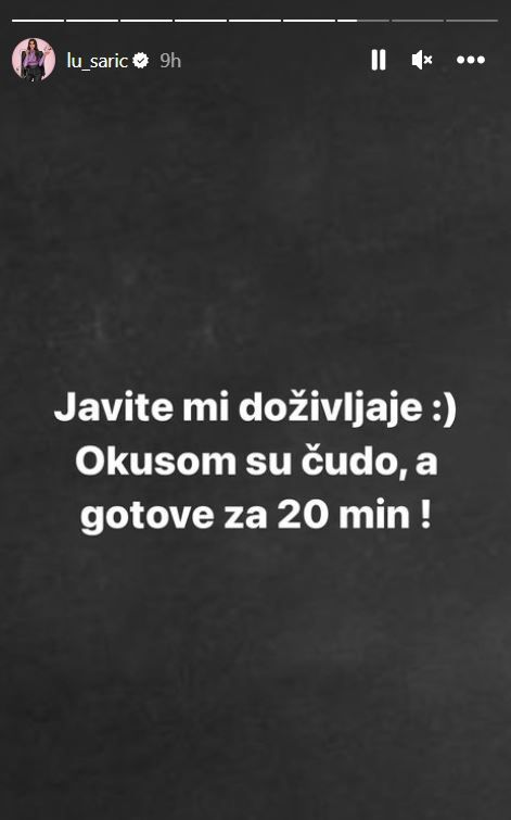 Lucija Šarić o kiflicama koje je ispekla