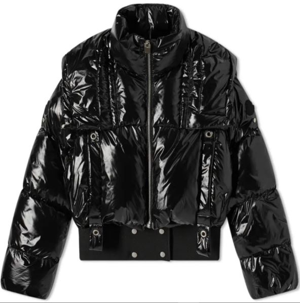 Moncler Genius x Alyx Ilex Patent Cropped Puffer Jacket/ 1375