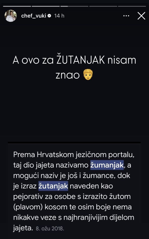 Stjepan Vukadin o riječi 'žutanjak'