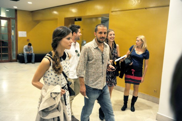 Filip Juričić s djevojkom Korinom u kazalištu