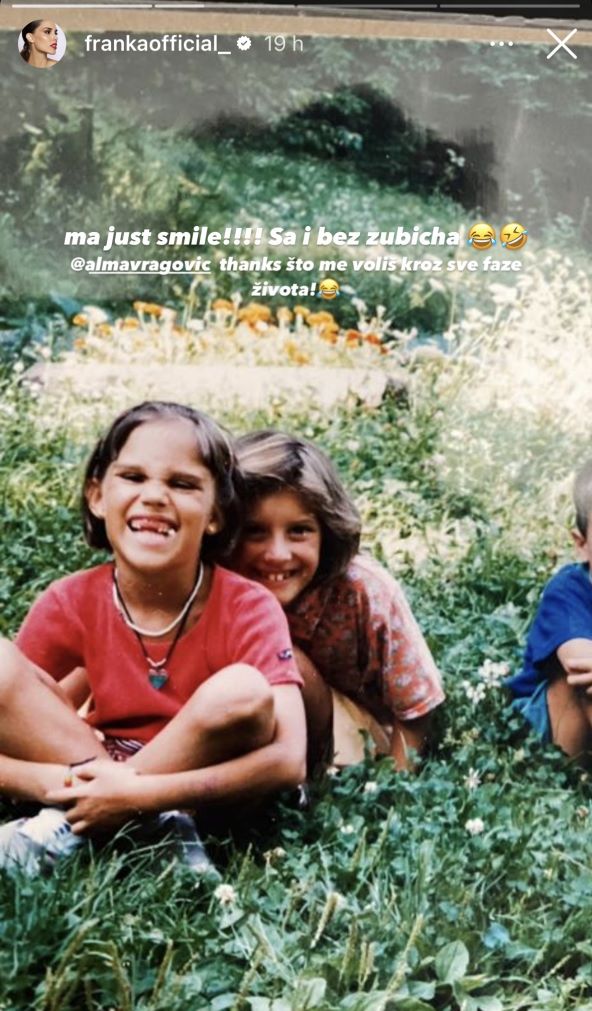 Franka Batelić objavila fotografiju iz djetinjstva