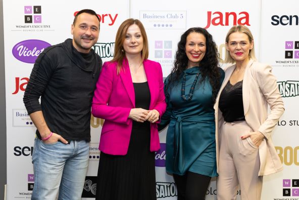 dr. ¶eljka JosiÜ, Bruno ćimleÁa, Lela Kaplowitz, Danijela LonüariÜ.jpg